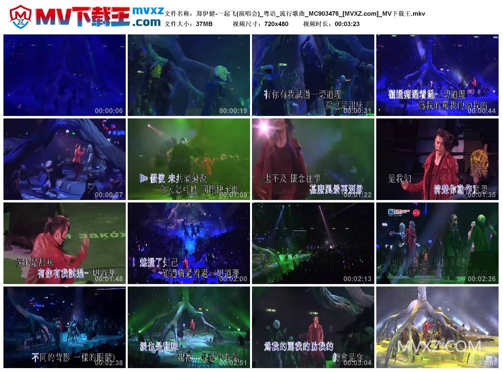 郑伊健-一起飞(演唱会)_粤语_流行歌曲_MC903476
